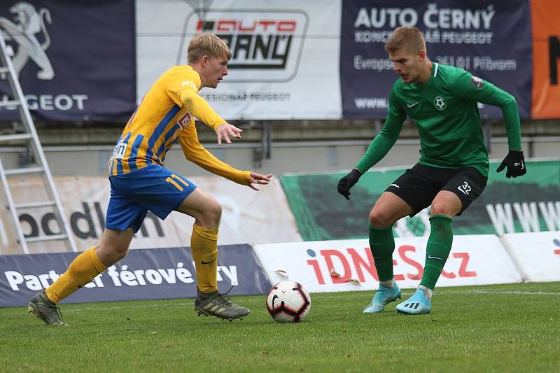 Zápas 16. kola FORTUNA:LIGY Příbram - Opava 0:0.