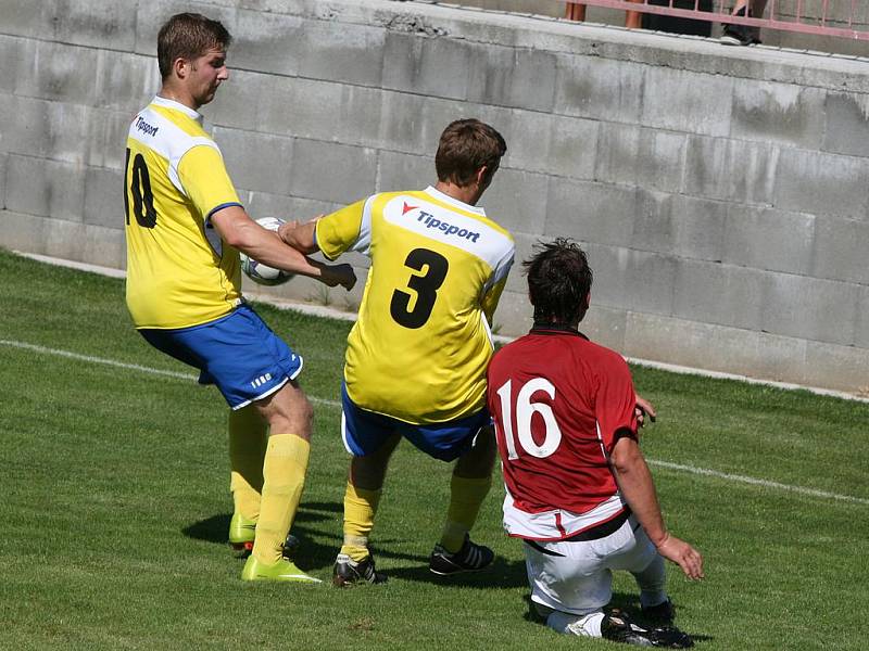 I. A třída: Sp. Příbram - Hradištko (3:0).