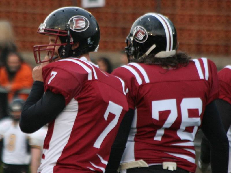 Česká liga amerického fotbalu: Bobcats - Stallions.