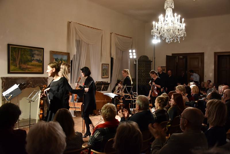 Adventní koncert Musica quinta essentia na březnickém zámku.