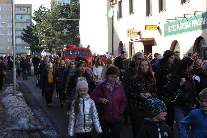 V sobotu odpoledne patřilo centrum Březnice masopustnímu reji masek.
