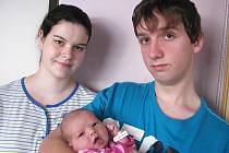 Anička Čajková prvně otevřela očka v pátek 20. ledna a v ten den vážila 3,32 kg a měřila 51 cm. Pečovat o svoje první děťátko budou maminka Jana a tatínek Jan z Plasů.