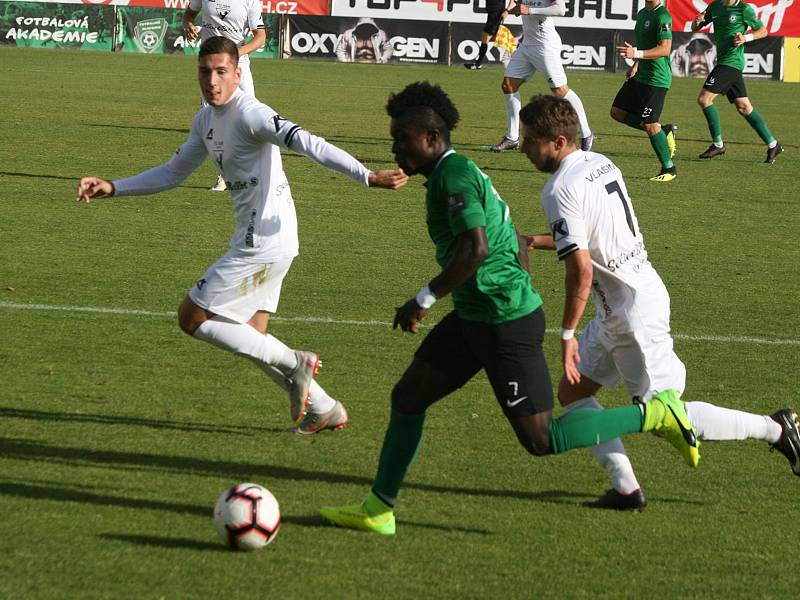 Utkání třetího kola MOL Cupu 1. FK Příbram - Vlašim 4:1 (3:0).