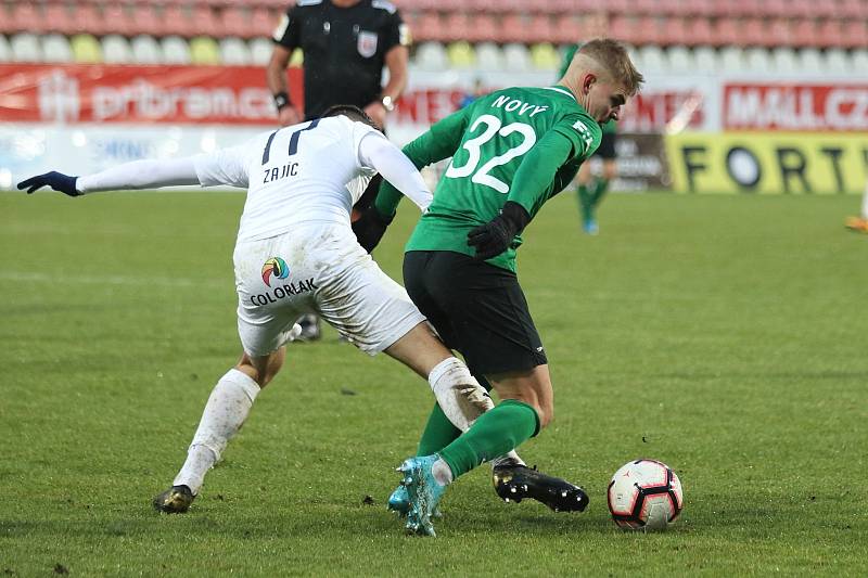 FORTUNA:LIGA, 20. kolo: 1. FK Příbram - 1. FC Slovácko (1:4).