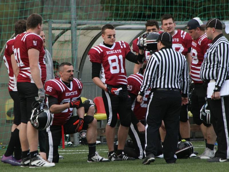 Česká liga amerického fotbalu: Bobcats - Stallions.