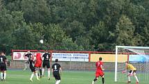 Ze zápasu divize B MFK Dobříš - Brandýs nad Labem 4:2.