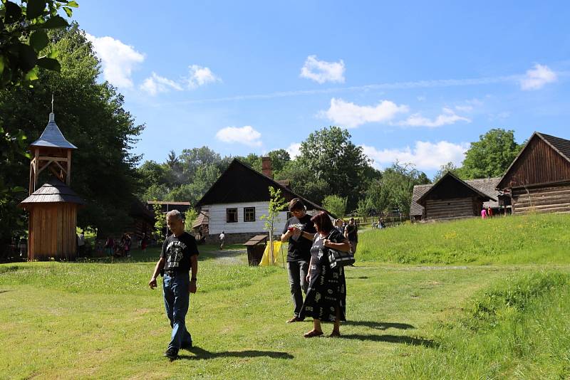 Den řemesel ve Skanzenu Vysoký Chlumec.