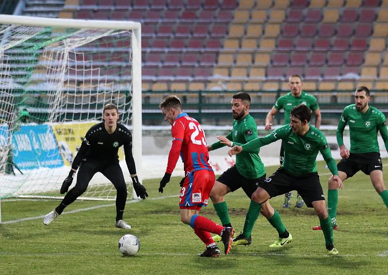 Ze zápasu 15. kola FORTUNA:LIGY mezi Příbramí a Plzní.