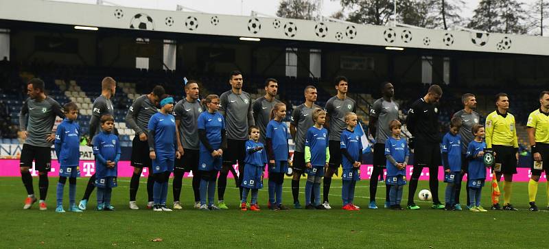 Zápas 15. kola FORTUNA:LIGY Slovan Liberec - 1. FK Příbram 3:2.