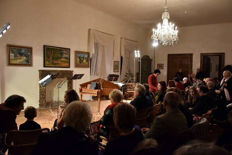 Adventní koncert Musica quinta essentia na březnickém zámku.