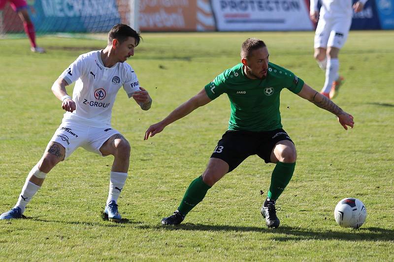 Ze zápasu 20. kolo FORTUNA:LIGY 2020/2021 mezi Příbramí a Slováckem.