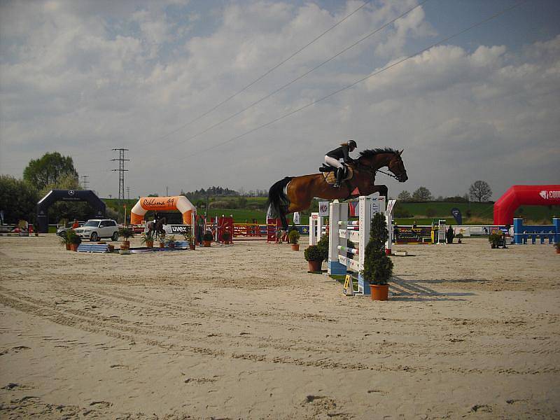 Skokový pohár v Martinicích.