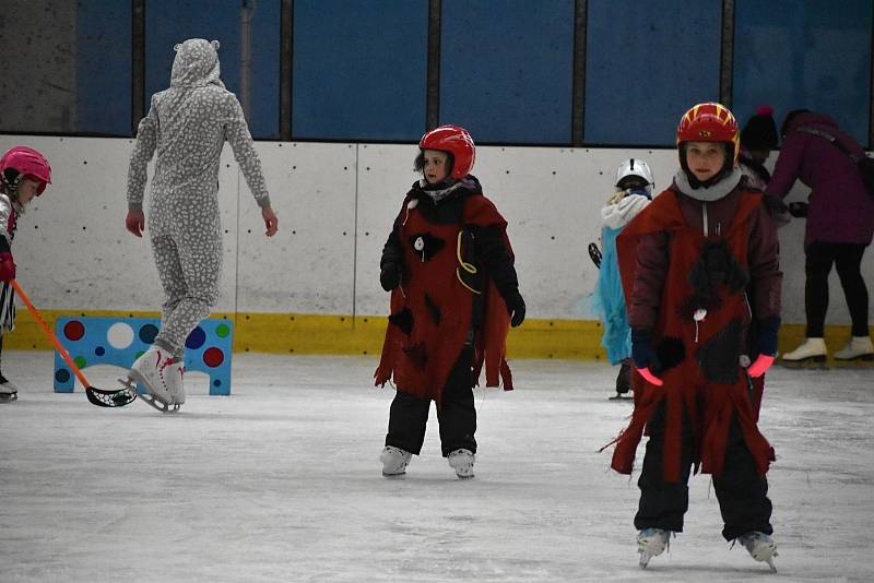 Karneval na ledě na rakovnickém zimním stadionu.