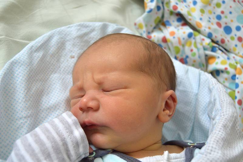 MAXIM PURKYT, RAKOVNÍK. Narodil se 1. května 2018. Po porodu vážil 4,1 kg a měřil 52 cm. Rodiče jsou Iveta a Tomáš.