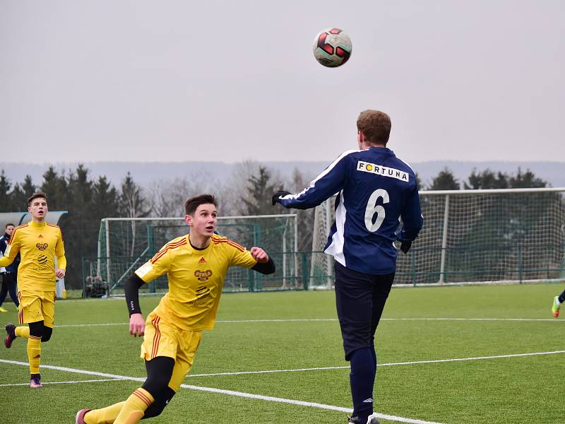 Fotbalisté SK Rakovník v přípravě remizovali s Duklou U19 2:2.