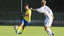 Příprava fotbalistů: SK Rakovník B (ve žlutém) - SK Kladno B 1:3.