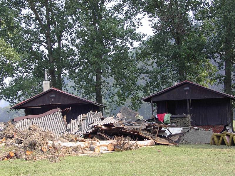 Povodně na Berounce srpen 2002.