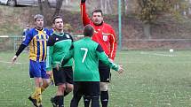 Fotbalisté Hředel ve 12. kole okresního přeboru porazili Olešnou 4:1.