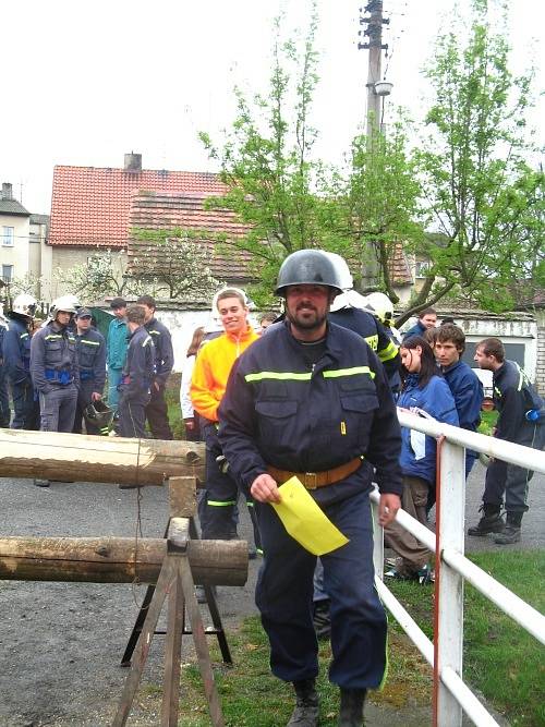 Soutěž hasičů v Kolešovicích