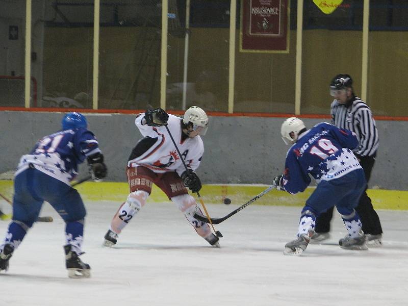 Rakovničtí borci zvítězili v neděli večer na slánském ledě nad týmem HC Zlonice 8:3