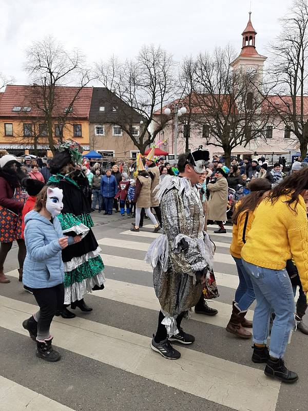 Masopustní veselí v Novém Strašecí.