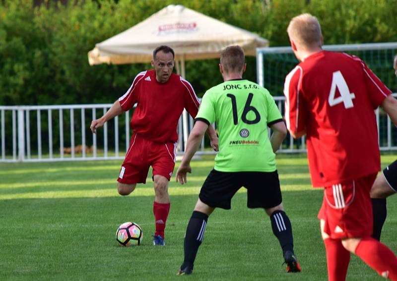 Fotbalisté Nového Strašecí zdolali Rejšice 3:0.