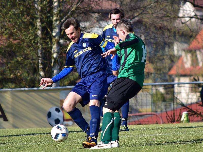 Fotbalisté Olešné si poradili s Rynholcem, který zdolali 1:0.