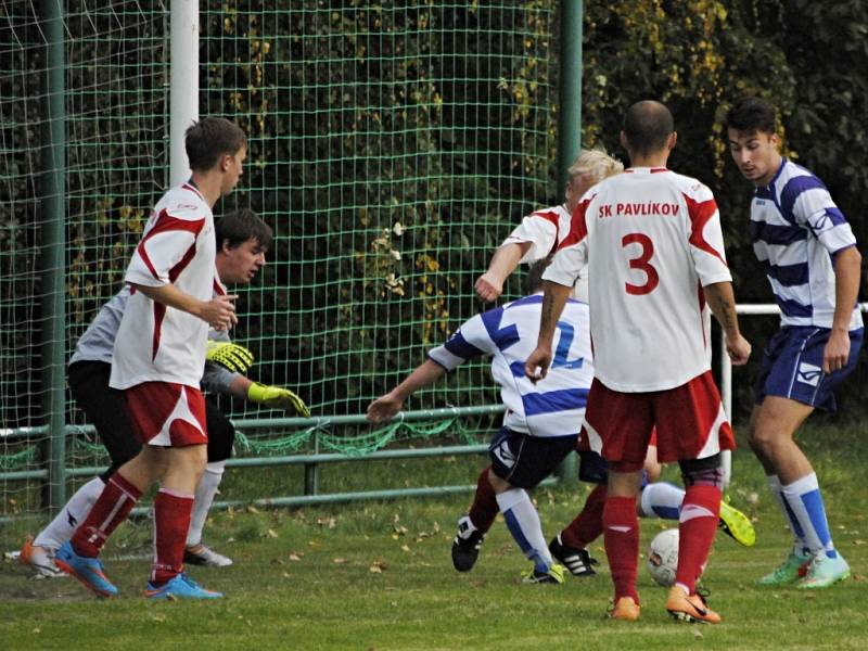 SK Pavlíkov - FC05 Zavidov B 0:2 (0:2), OP - podzim 2015