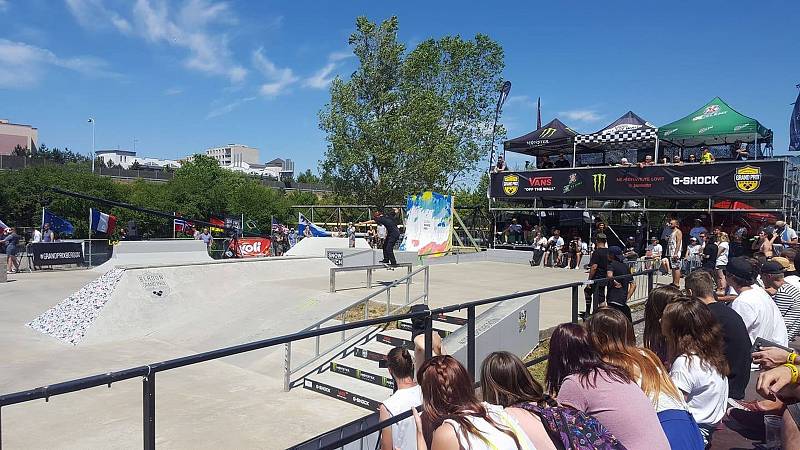 Rakovnický skateboardista Ondřej Jaroš alias Jary si na světovém poháru Grand Prix střihl Best trik.