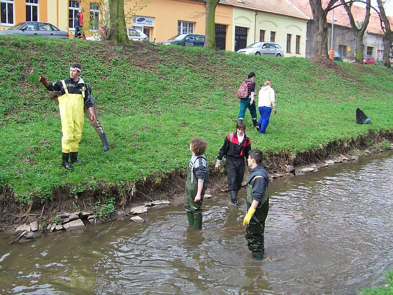 Čištění Rakovnického potoka