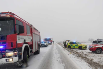 U Svojetína došlo ve středu 17. ledna k tragické nehodě. Vážně zraněný spolujezdec z havarované dodávky zemřel v nemocnici.
