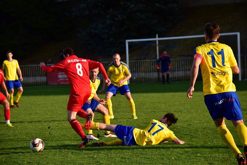 Fotbalisté SK Rakovník v divizní dohrávce smetli Klatovy 4:0.