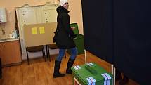 Druhé kolo prezidentských voleb v Kněževsi.
