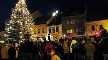 Rozsvícení vánočního stromu v Rakovníku 