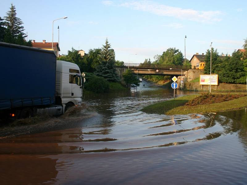 Čtvrteční ráno po noční bouřce v Rakovníku