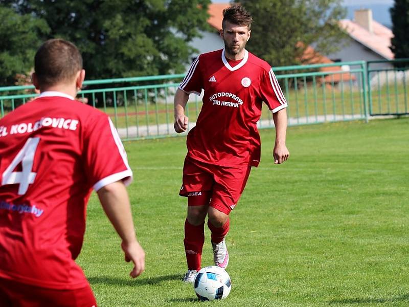 Ve šlágru 5. kola okresního přeboru zvítězily Kolešovice na Olympii po penaltách. V základní hrací době skončil duel 0:0.