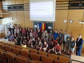 Do Masarykovy obchodní akademie přijeli žáci a učitelé z přátelské školy v bavorském Hilpoltsteinu.