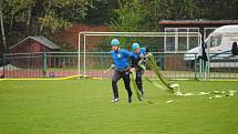 Na atletickém stadionu v Rakovníku soutěžila družstva dobrovolných hasičů v rámci Okresního kola požárního sportu. Rakovnicko bude v krajském kole reprezentovat SDH Lužná.