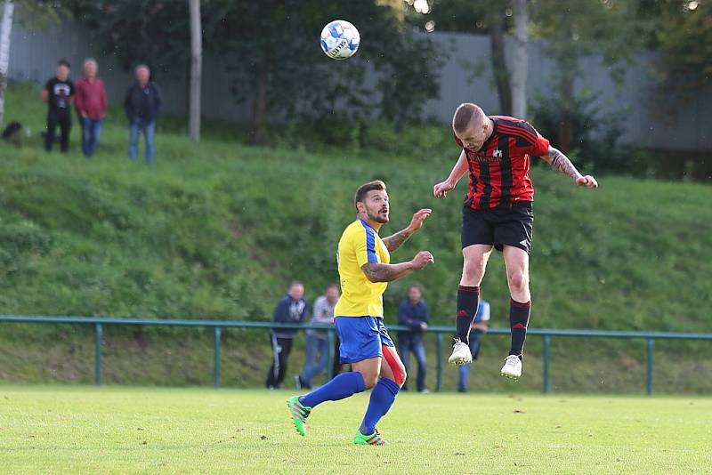 Z fotbalového utkání České fotbalové ligy SK Rakovník - Domažlice (1:0)