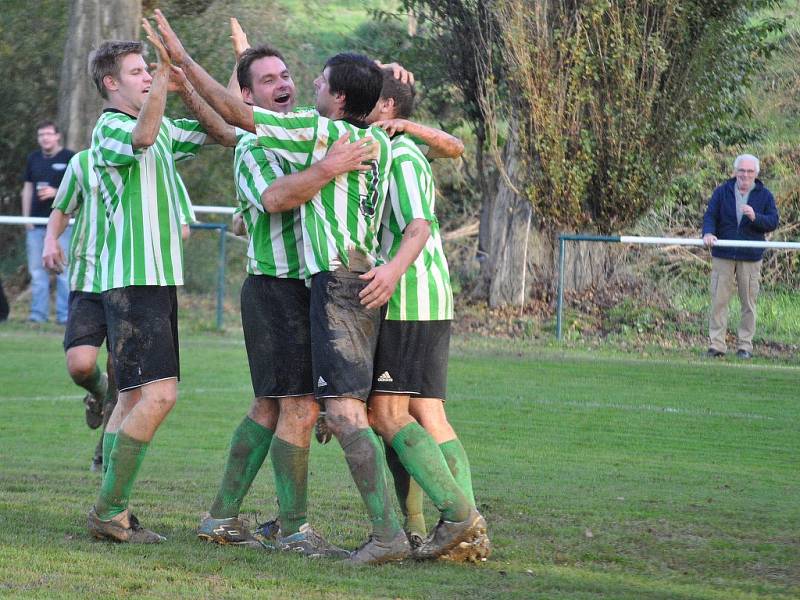 Hředle porazily v zápase podzimu Jesenici 1:0