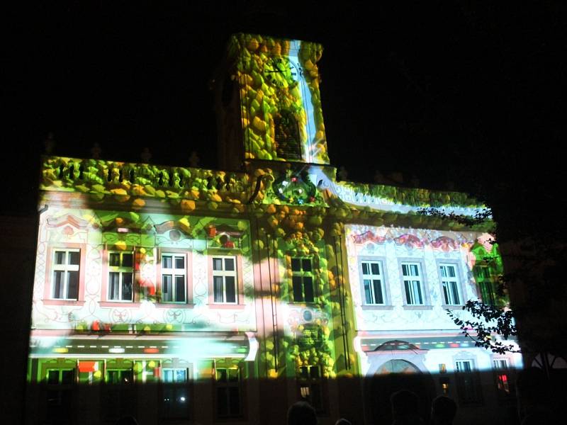 Videomapping na rakovnické radnici