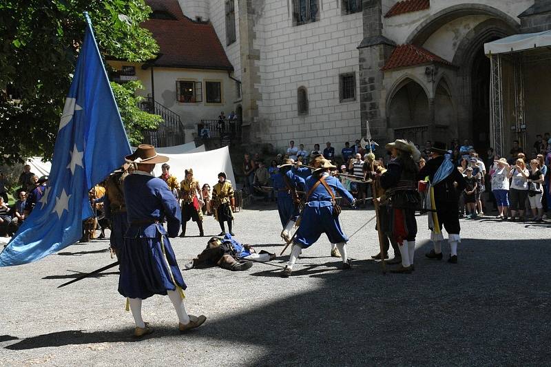 Obsazení Křivoklátu švédským historickým vojskem se nakonec obešlo bez boje.