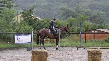 Národních soutěží Working Equitation ve Rtyni nad Bílinou se zúčastnili i koně a jezdci hředelského Jezdeckého klubu Spongilit.