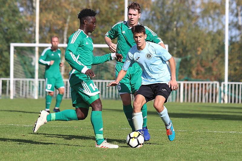 Z fotbalového utkání divize Tatran Rakovník - Chomutov (2:1)