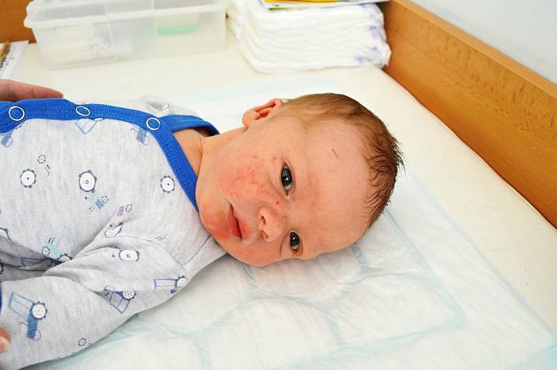 ONDŘEJ ČEČRDLE, ÚJEZD NAD ZBEČNEM. Narodil se 23. dubna 2019. Po porodu vážil 3,3kg a měřil 48 cm. Rodiče jsou Alena a Michal.