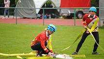 Na atletickém stadionu v Rakovníku soutěžila družstva dobrovolných hasičů v rámci Okresního kola požárního sportu. Rakovnicko bude v krajském kole reprezentovat SDH Lužná.