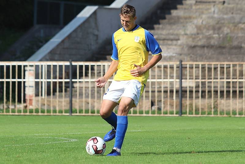 Z fotbalového utkání I.A třídy SK Rakovník B - Chlumec (0:3)