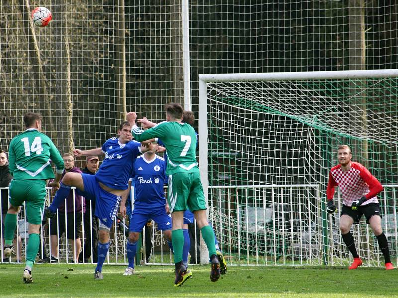 Tatran - Český Brod 3:1, divize B, jaro 2017