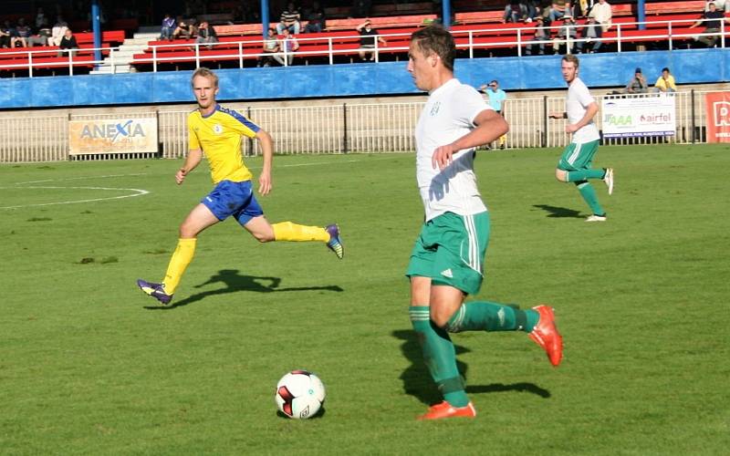 SK Rakovník (ve žlutém) doma porazil po dobrém výkonu Jankov 5:2