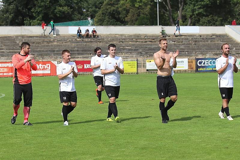 Z fotbalového utkání I.A třídy SK Rakovník B - Chlumec (0:3)